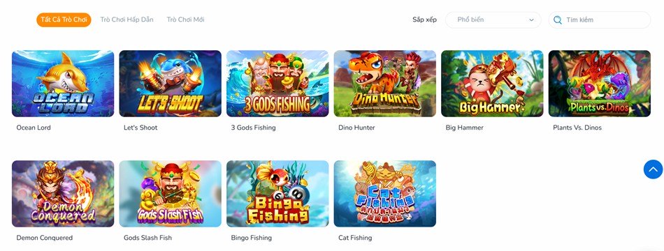 Chọn game Bắn Cá